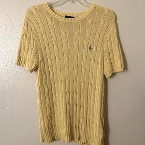 Ralph Lauren Yellow Knit Top